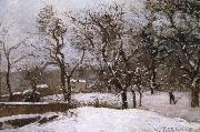Camille Pissarro Belphegor Xi'an Snow china oil painting reproduction